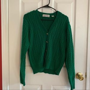 Karen Scott Knit Cardigan